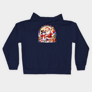 Winter Holidays Kids Hoodie